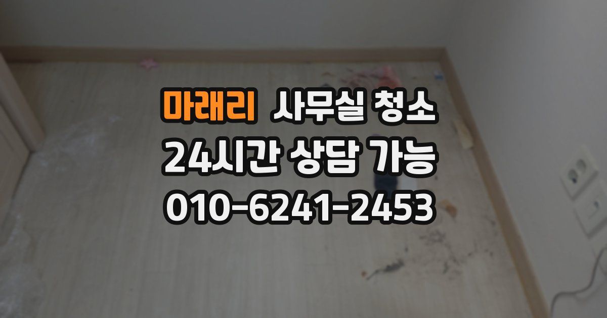 마래리 사무실 청소