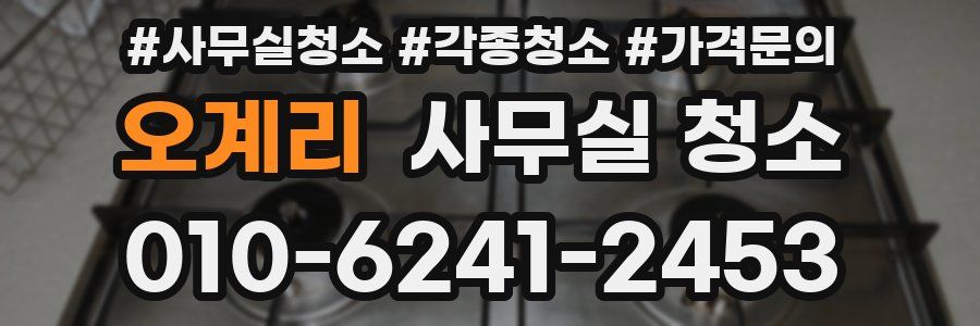 오계리 사무실 청소