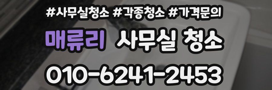 매류리 사무실 청소