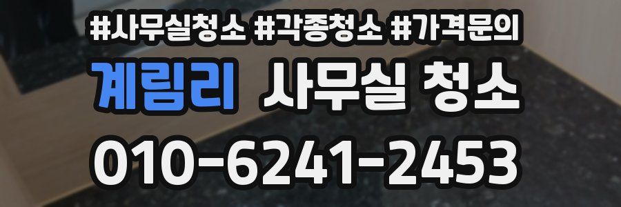 계림리 사무실 청소