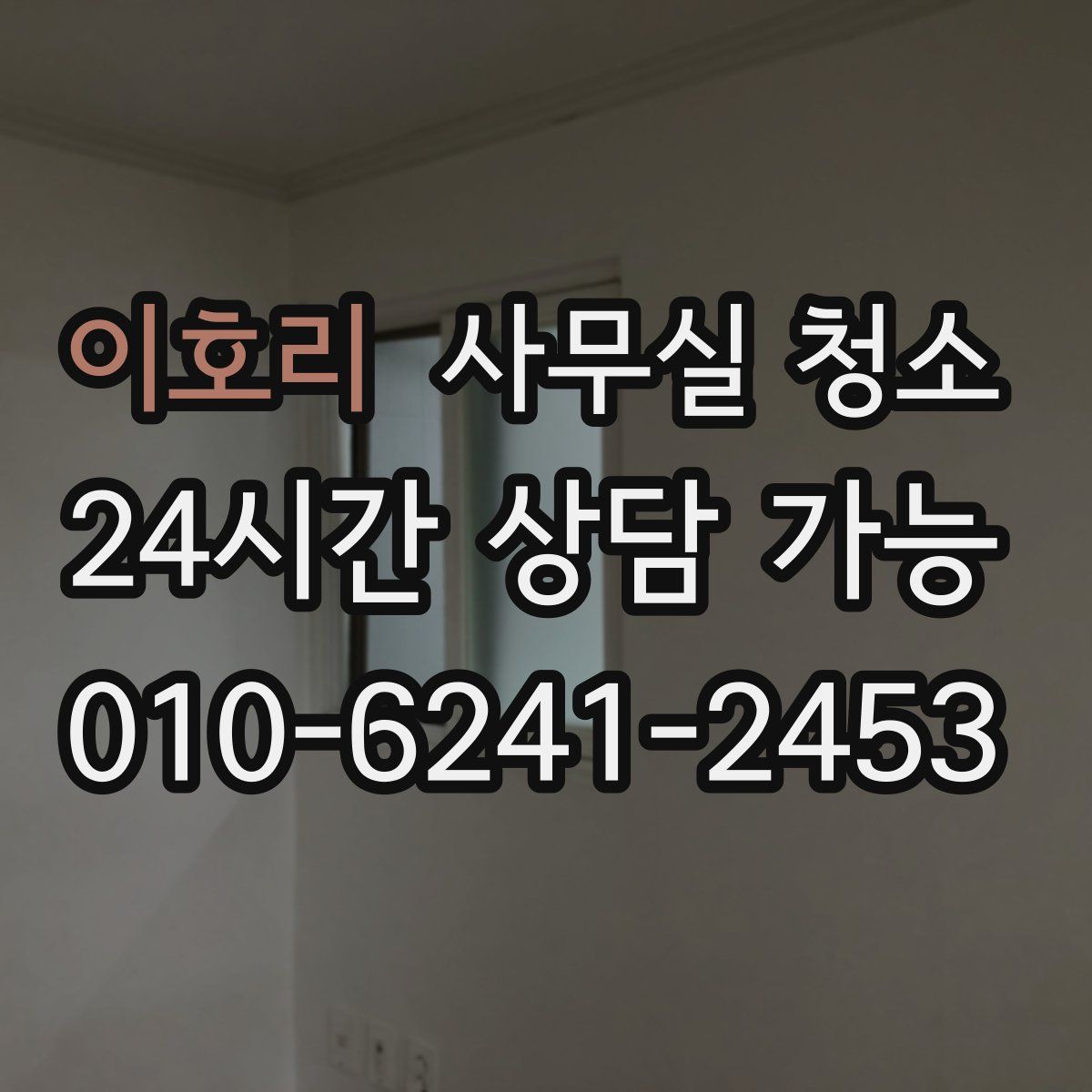 이호리 사무실 청소