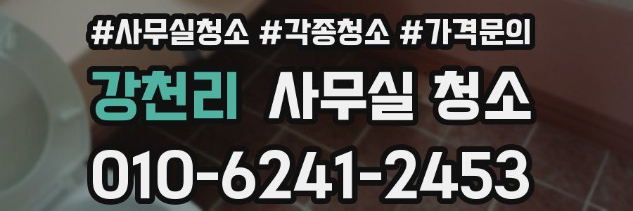 강천리 사무실 청소