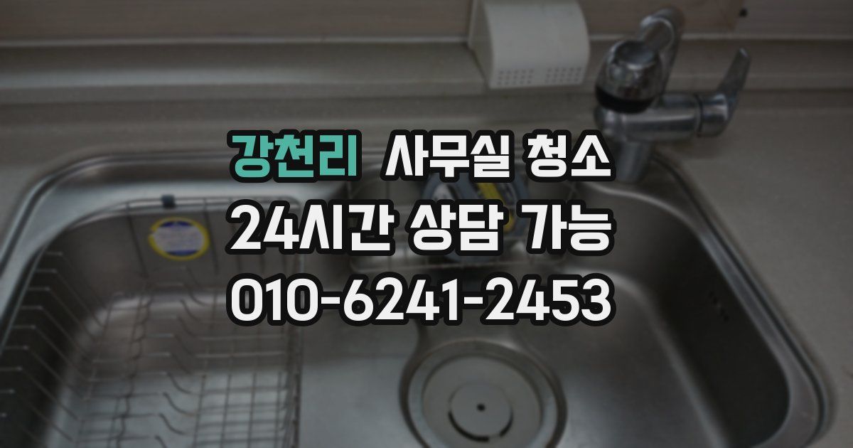 강천리 사무실 청소