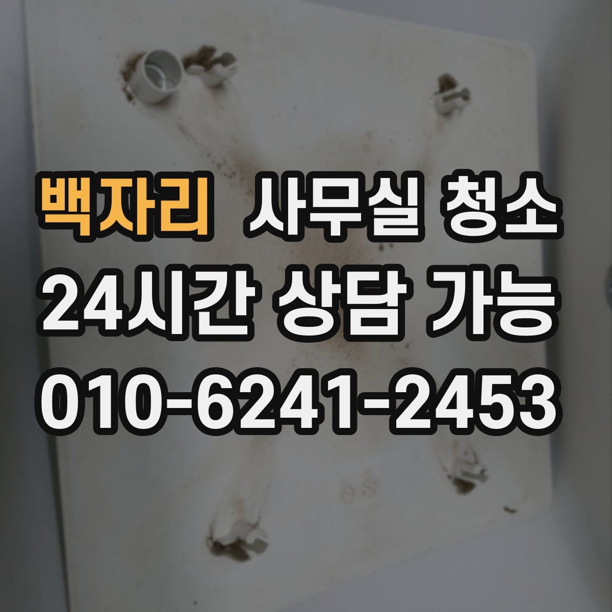 백자리 사무실 청소