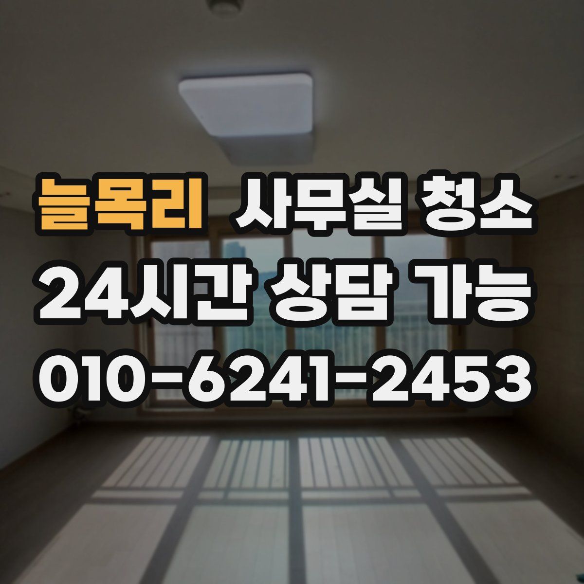 늘목리 사무실 청소