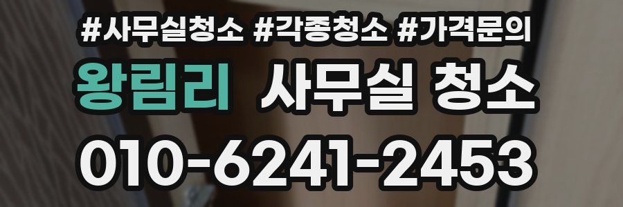 왕림리 사무실 청소