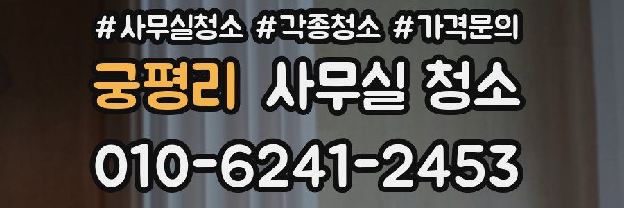 궁평리 사무실 청소