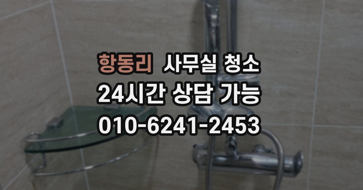 항동리 사무실 청소