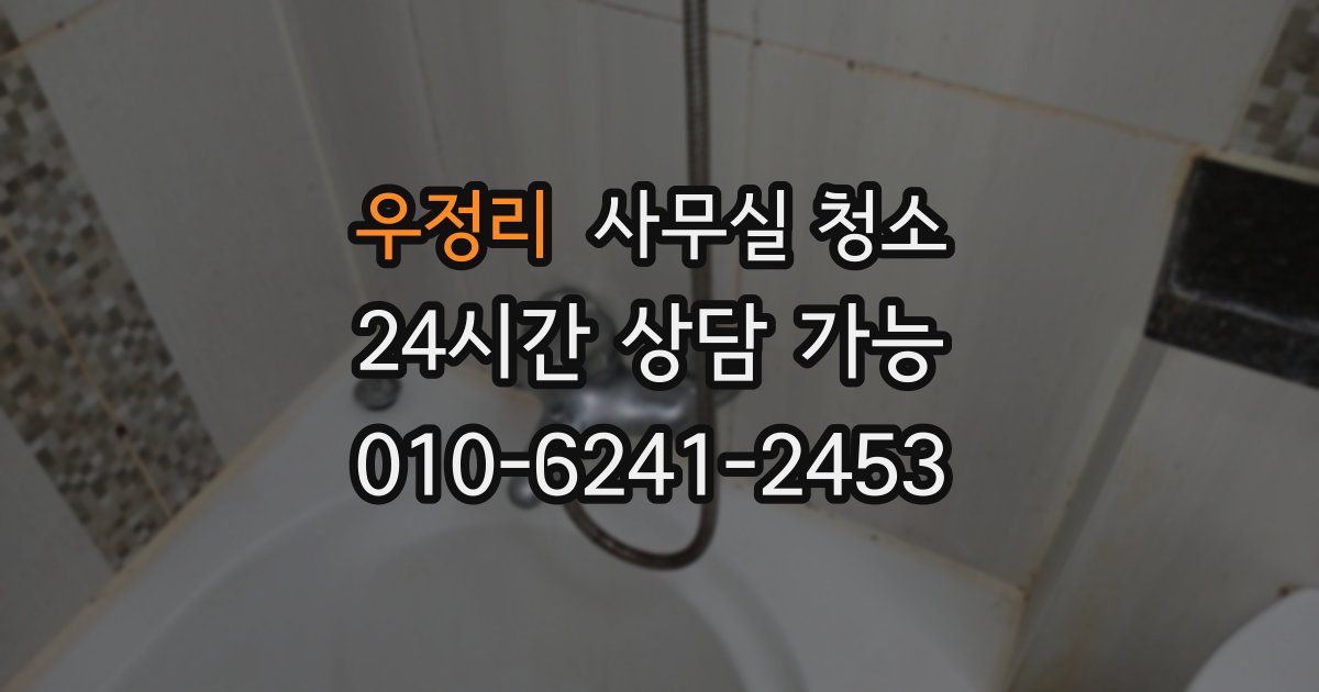 우정리 사무실 청소