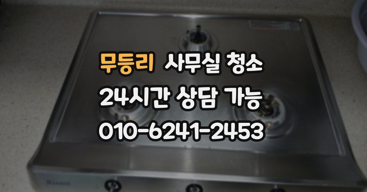 무등리 사무실 청소