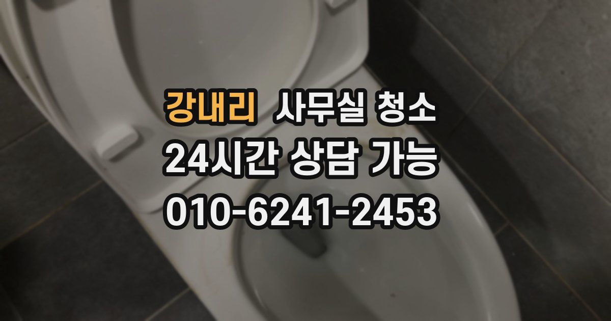 강내리 사무실 청소