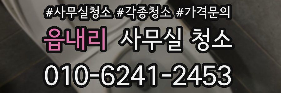 읍내리 사무실 청소