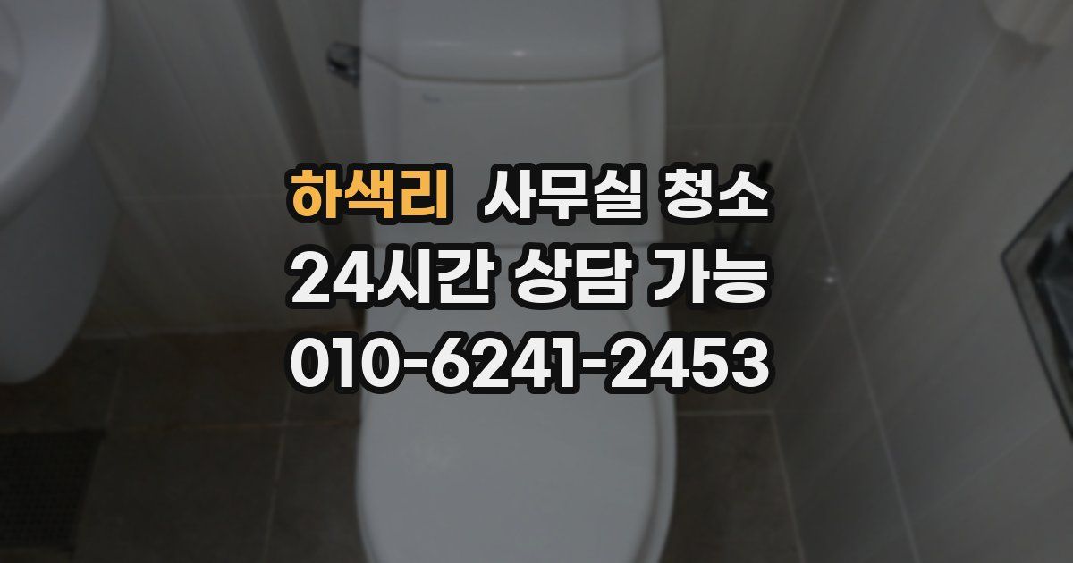 하색리 사무실 청소