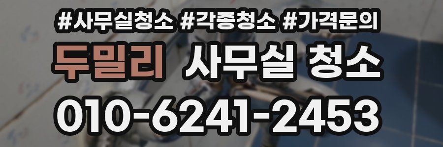 두밀리 사무실 청소