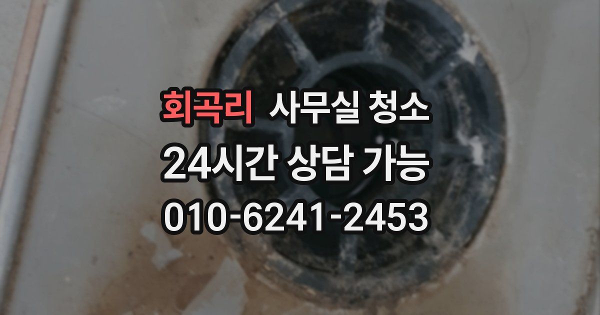 회곡리 사무실 청소