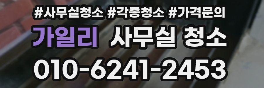 가일리 사무실 청소