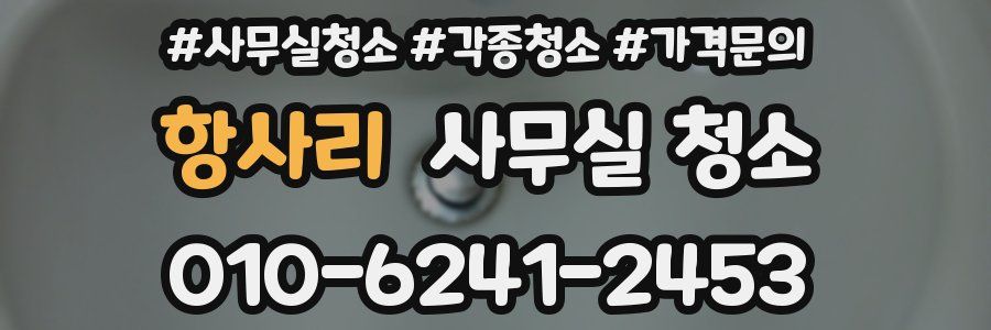 항사리 사무실 청소