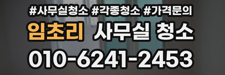임초리 사무실 청소