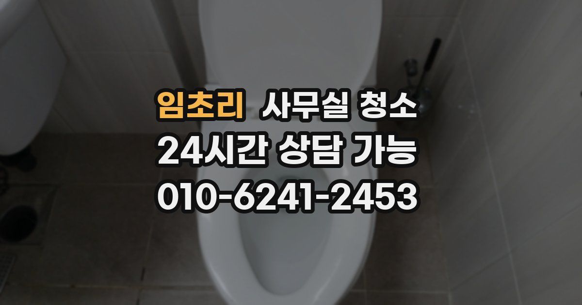 임초리 사무실 청소