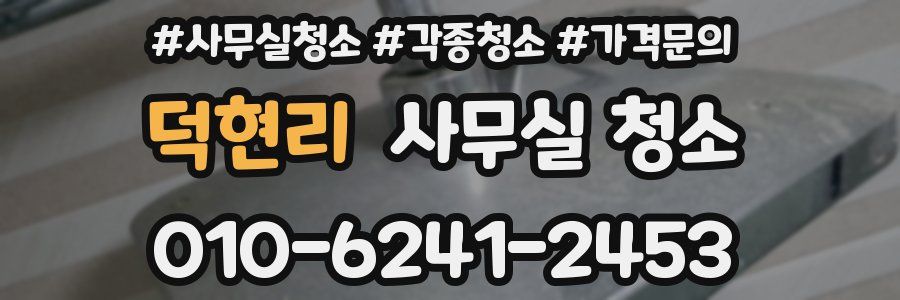 덕현리 사무실 청소
