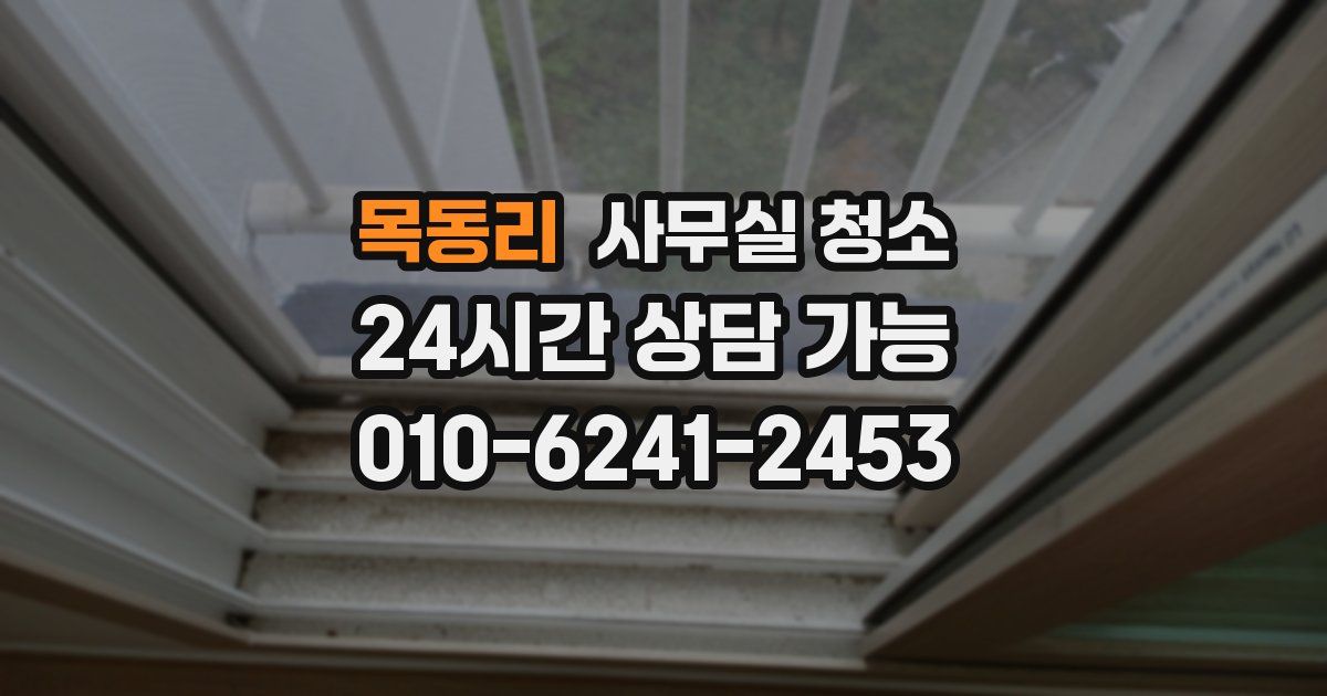 목동리 사무실 청소