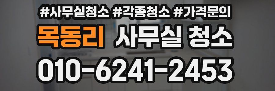 목동리 사무실 청소