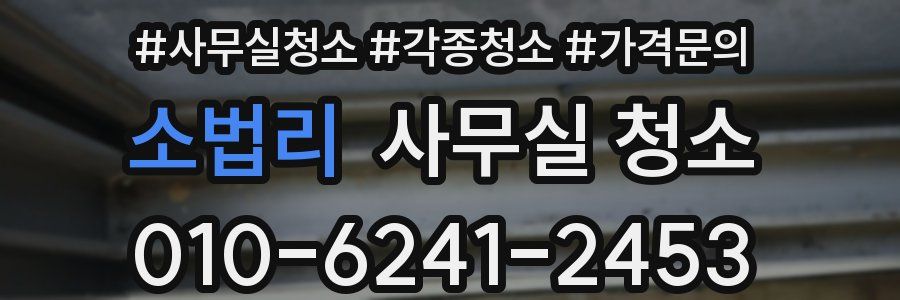 소법리 사무실 청소
