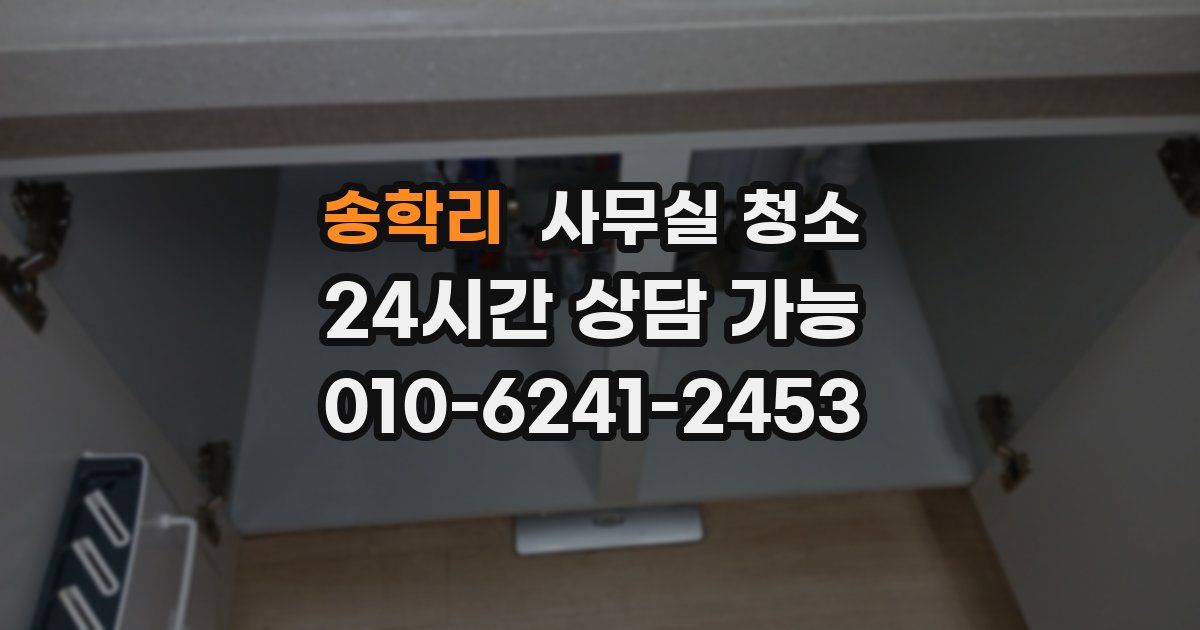 송학리 사무실 청소