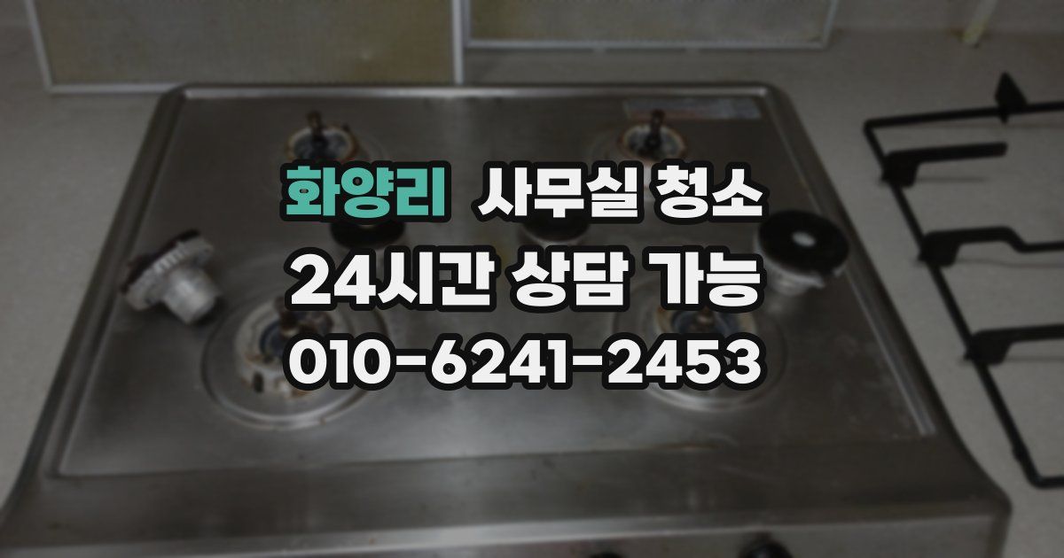 화양리 사무실 청소