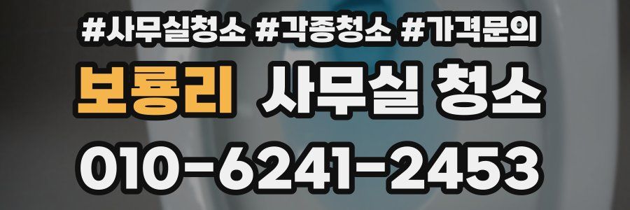 보룡리 사무실 청소