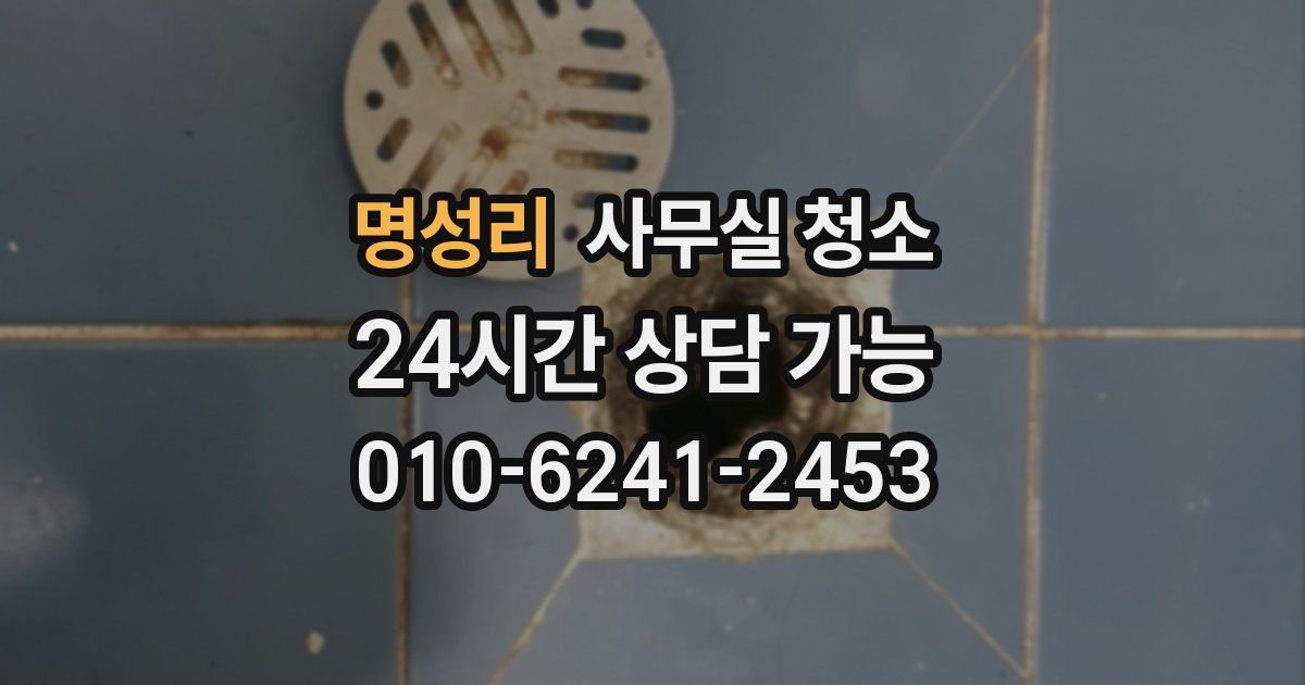 명성리 사무실 청소