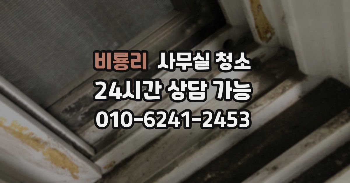 비룡리 사무실 청소