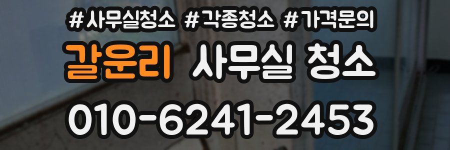 갈운리 사무실 청소