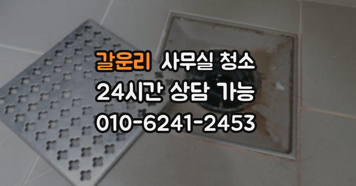 갈운리 사무실 청소