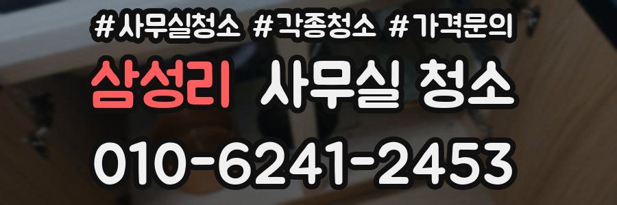 삼성리 사무실 청소