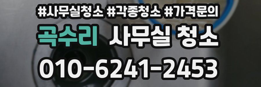 곡수리 사무실 청소