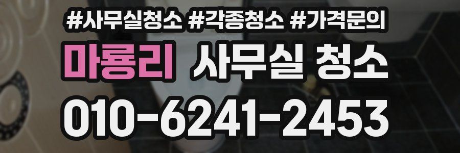 마룡리 사무실 청소