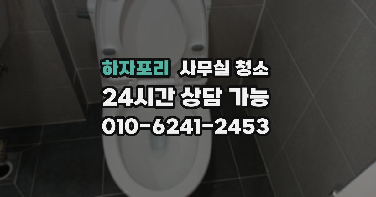 하자포리 사무실 청소