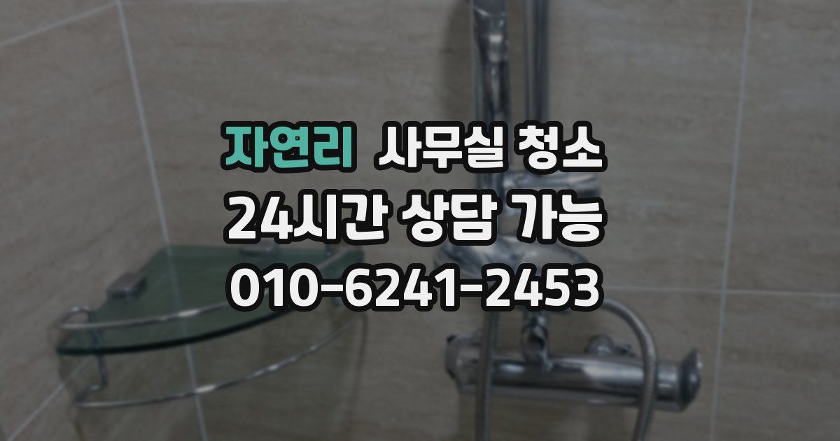 자연리 사무실 청소