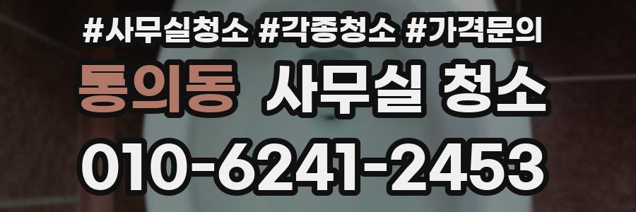통의동 사무실 청소