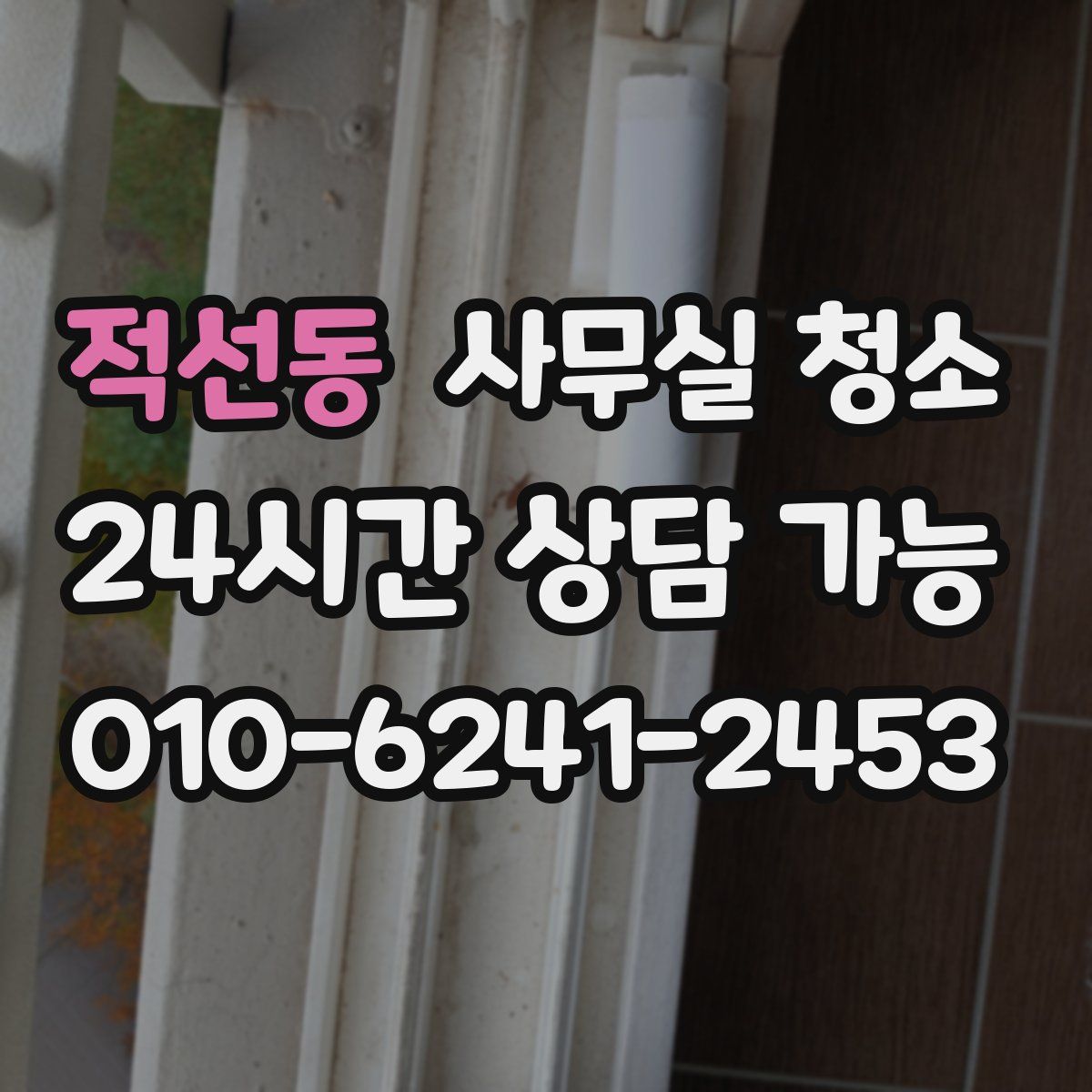 적선동 사무실 청소