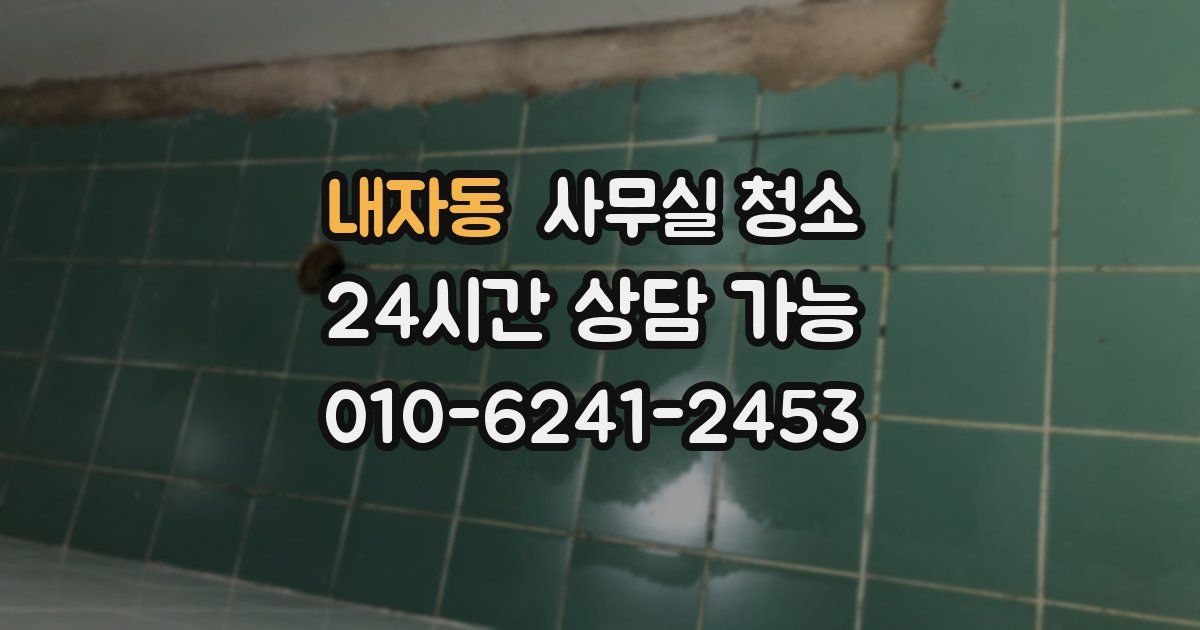 내자동 사무실 청소