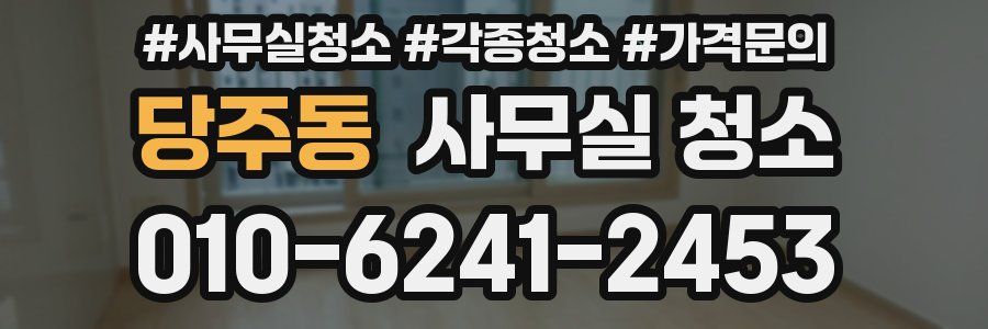 당주동 사무실 청소