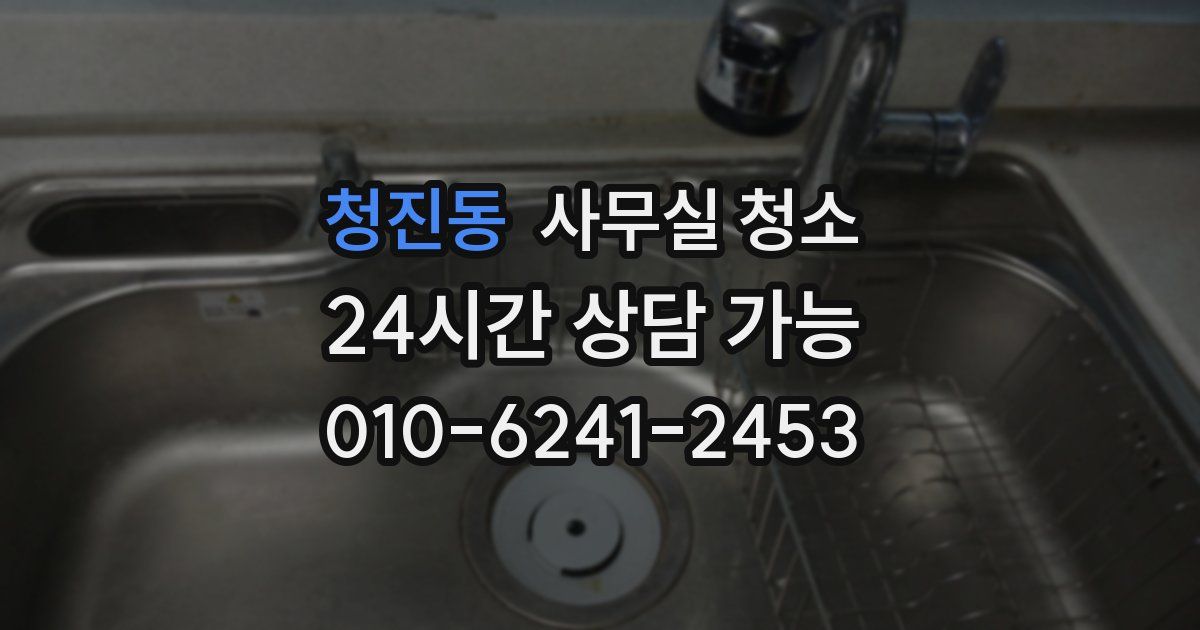 청진동 사무실 청소