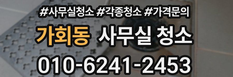 가회동 사무실 청소