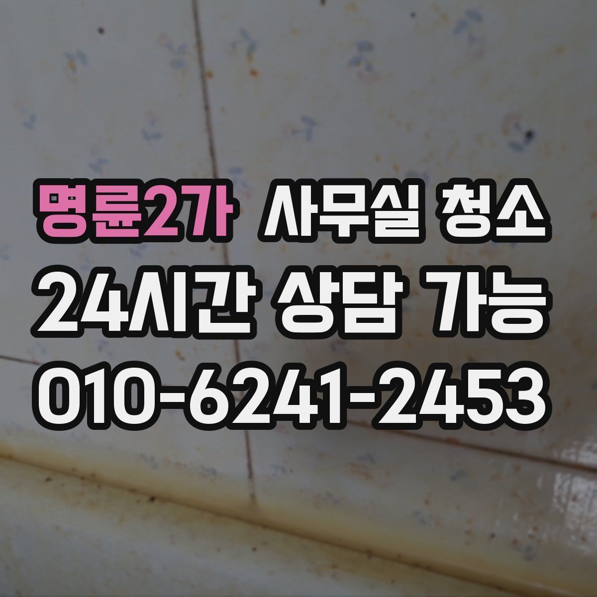 명륜2가 사무실 청소