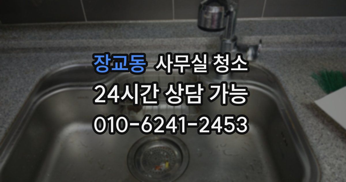 장교동 사무실 청소