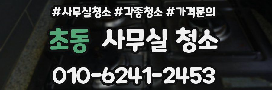 초동 사무실 청소