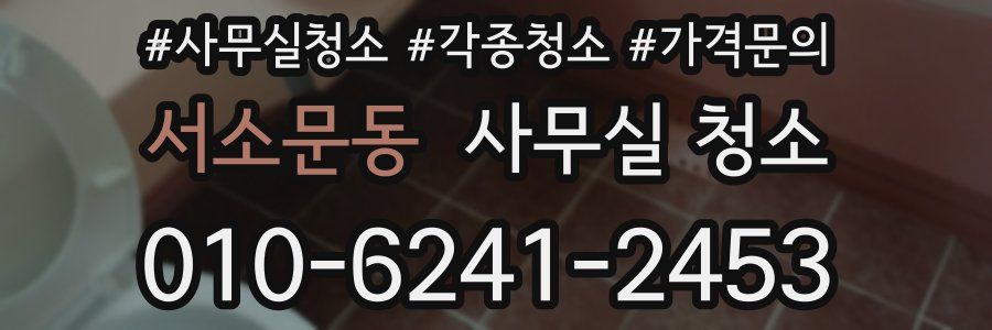 서소문동 사무실 청소