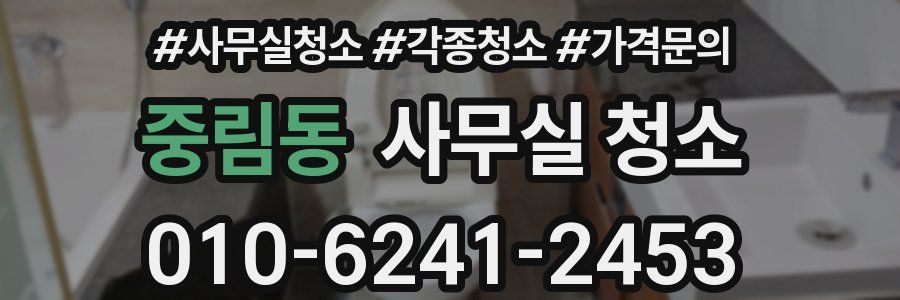 중림동 사무실 청소